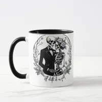 Till Death Do Us Part Skeletons Classic – Funny Bo Mug