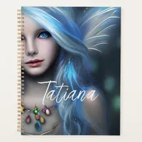 Personalized Ethereal Mystical Blue Fairy Planner