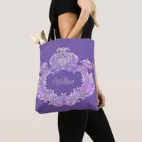 Romantic,Feminine,Personalized Tote Bag