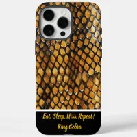 Nature's art in snakeskin patterns iPhone 16 pro max case