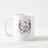 Tis The Season To Jolly Funny Christmas Skeleton D Coffee Mug