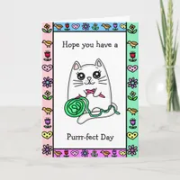 Have a Purr-fect Day | Cat Pun Friendship Card