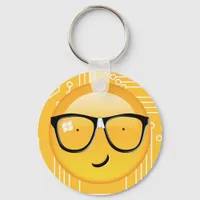 Emoji Totally Techie ID229 Keychain