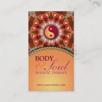 Light Energy  New Age Holistic Business Card