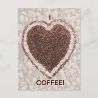 Love Coffee Postcard