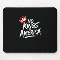 No Kings In America Anti-Monarchy Vintage Style Mouse Pad
