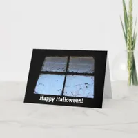 Barn Window Halloween Card