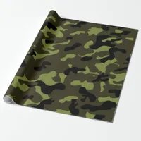 Army Camo Pattern Wrapping Paper