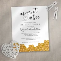 Budget Meant to Bee Bridal Shower Invitation