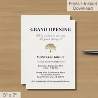 Elegant Grand Opening Invitation