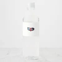 Till Death Do Us Part (Back Bg Variant) Graphic Water Bottle Label