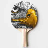 Customizable Comic Eagle Ping Pong Paddle