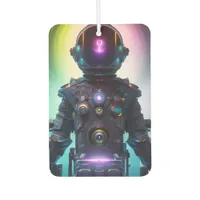 Colorful Atompunk Astronaut digital AI Art Air Freshener