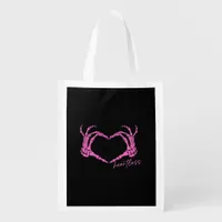 Heartless Skeleton Hands Classic Grocery Bag