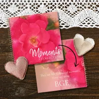 Pink Rose Watercolor Grandmother's Memories Square Notebook