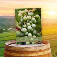 Green Grapes Vineyard Couples Shower Wine Tasting Invitation