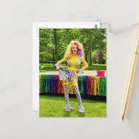 A Beautiful Colorful Gorgeous Drag Queen Postcard