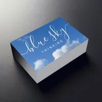 Modern Professional Innovative Clouds Blue Sky Business Card