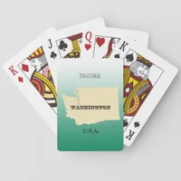 Playing Cards - Washington State with City Name