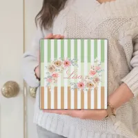 Personalized Spring Bloom Binder