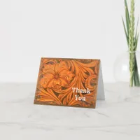 Rustic Flower Country Western Thank You