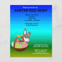 Budget Painted Eggs & Bunny Easter Egg Hunt Paper