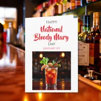 Happy National Bloody Mary Day | January 1st Card