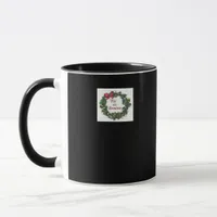 Tis The Season Christmas Wreath Mug