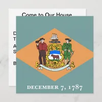 State of Delaware Flag Invitation