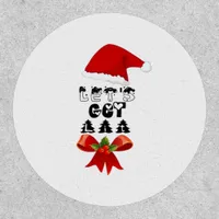 Christmas Let's Get Lit Classic Patch