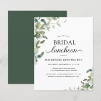 Budget Eucalyptus Bridal Shower Luncheon