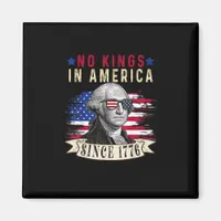 No Kings In America Since 1776 Flag Vintage Magnet