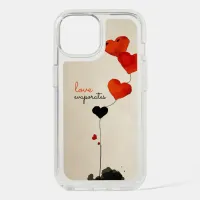 Heart-Shaped Balloons iPhone 15 Case