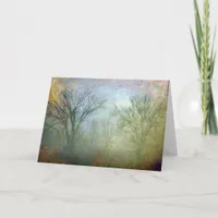 Lost in Fog Trees All Occasions  Card