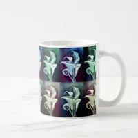 Calla Lillies Modern Retro Vintage Minimalism Coffee Mug