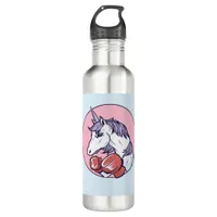 Boxing Unicorn Stainless Steel Water Bottle