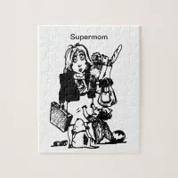 Supermom Does It All Mother's Day Small Jigsaw Puzzle