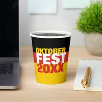 Oktoberfest Octoberfest German Flag Paper Cups