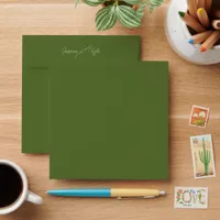 Green Wedding Stationery Colored Envelope