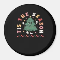 Tis Season Retro Halloween Spooky Season Fall Magnet