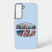 Colorado Picture and USA Text Samsung Galaxy S22+ Case