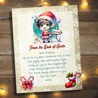 From the Desk of Santa for Kids | Anime Elf