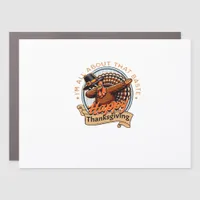 All About That Baste Happy Thanksgiving Classic Car Magnet