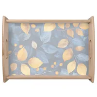 Golden Foliage Dreams Autumn Nature Beauty Serving Tray