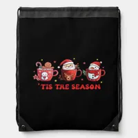 Christmas Sezon - Tis The Season Drawstring Bag