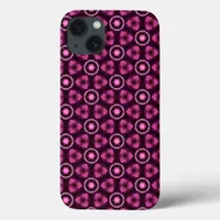 Purple Berry Geometric Pattern Case