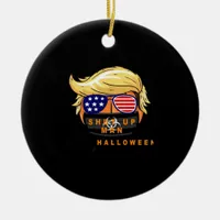 Trumpkin Make Halloween Great Again Gift Classic Ceramic Ornament