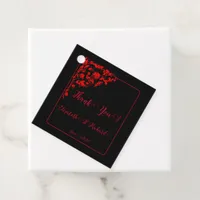 Dark Gothic Wedding "Thank You"  Favor Tags