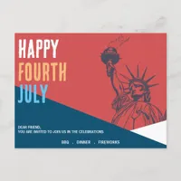 Independence Day Invitation in Style with Unique