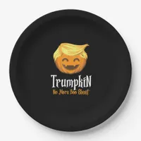 Trumpkin  Boo Sheet Funny Halloween Paper Plates